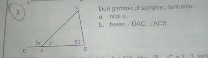 5,4 a (un fisika 2011) pembahasan rangkaian listrik arus searah /dc sederhana dengan melibatkan beberapa hambatan dalam. Dari Gambar Di Samping Tentukan A Nilai X B Besar Lt Dac Dan Lt Acb Brainly Co Id