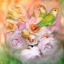 Paint by numbers flowers and birds. Flower Birds Birds Paint By Number