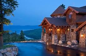 Mountain Home With Views Of Lake Pend Oreille In Sandpoint Idaho Rustic Home Design My Dream Home Log Cabin Homes
