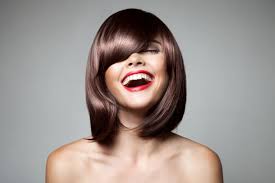 This blonde bob has been styled in barrel curls on the lower half and parted on one side to create a flirty and feminine hair look. 30 Short Haircuts For Round Faces You Need To Try Now