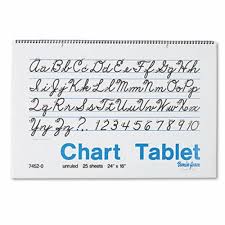 Pacon Chart Tablets Unruled 24 X 16 White 25 Sheets Pad Pac74520