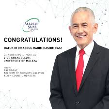Universiti malaya on twitter the vice chancellor ybhg datuk ir dr abdul rahim hj hashim attended the late prof dr tan eu chye s wake and paid his last respect to the deceased and. Akademi Sains Malaysia On Twitter Congratulations Datuk Ir Dr Abdul Rahim Hashim Fasc On Appointment As Um Vice Chancellor