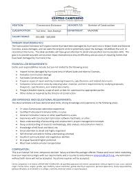 position: construction estimator