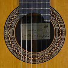 Rosette And Label Of A Sandwich Topped Guitar Built By Antonius Muller Luthier Guitar Guitar Design Guitar