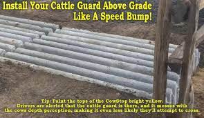How to specify our guards. Installing Cow Stop Cattle Guard Forms