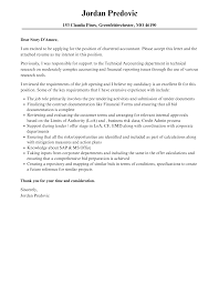 Chartered Accountant Cover Letter | Velvet Jobs