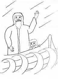 The wind blew harder and harder. Bible Story Coloring Page For The Apostles And The Storm Free Bible Stories For Children