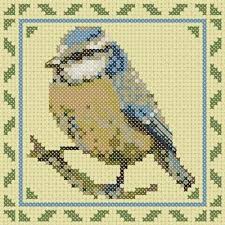 Instant download pdf cross stitch pattern | etsy. Birds Series Bluetit Cross Stitch Pattern