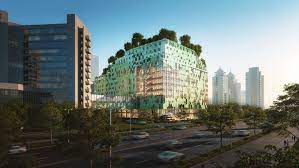 When it comes to rooftop garden design, ensure you maintain the diversity in the size of the plants. Sky Gardens To Crown Shenzhen Children S Hospital By B H Architects