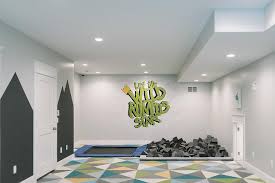 Some of them are nice and easy to spot, but other are hidden away. Basement With In Ground Trampoline Contemporary Basement