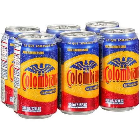 Colombiana Kola Flavored Soda, 12 oz, 6 pk - Walmart.com