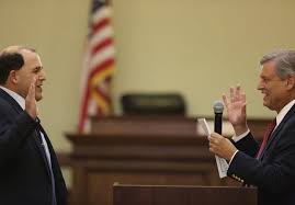 Palm Beach County Public Defender Daniel Eisinger takes oath of office