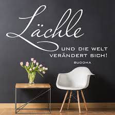Wandtattoo No Sf985 Lachle Wandtattoo Zitate Wandtattoo Spruche Spruche Zuhause