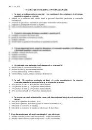 Enumera formele principale de relatie economice internationale. Subiecte Grile Tranzactii Comerciale Internationale 174308 Graduo