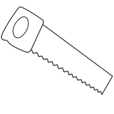 Tool coloring pages are a fun way for kids of all ages to develop creativity, focus, motor skills and color recognition. Saw Angled Coloring Page Tools Fathers Day Coloring Page Easy Fathers Day Craft Coloring Pages