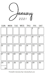 Looking for cute printable calendars? January 2021 Portrait Vertical Style Calendar Calendar Printables Printable Calendar Template Vertical Calendar