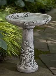 Bird In Bird Bath Drawing Morning Glory Pedestal Birdbath Available Now At Wild Birds Unlimited Yorba Linda Bird Bath Garden Bird Bath Stone Bird Baths