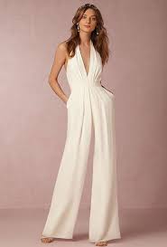 Calças Femininas Para Festa De Casamento Bhldn 38044954 Mara Macaquinhos Da Moda Macacao Para Mulheres Ideias Fashion
