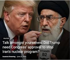 Did Trump have the legal right to bomb...