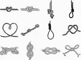 Rope Knot Svg Eps Png Dxf Clipart For Cricut And Silhouette Clip Art Svg Rope Knots