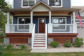 Interior wrought iron stair rail and column cover with lateral scroll ending. Smart Idea Balcony Railing Ideas Modern Front Railing Design