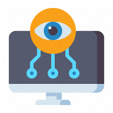 Computer Cyber Eye Icon Download On Iconfinder Icon Cyber All Icon