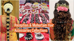 Secure your hair neatly with bridal hair with flowers to keep it away from your face. Reception Muhurtam Hair Accesories à®• à®Ÿ à®• à®• à®® à®•à®Ÿ Bridal Veni Artificial Flower Hair Wigs Youtube