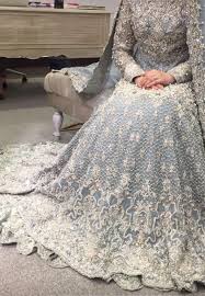 Ice Blue Gown Pakistani Bridal Dresses Bridal Outfits Pakistani Wedding Dresses