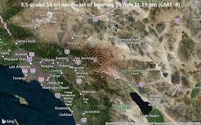 Small 3 5 Quake Hits Near Riverside California Volcanodiscovery
