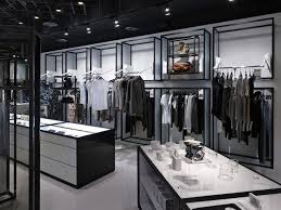 Garment Shop Display Showcase Counter Clothing Store Display Cabinet Zd1020 Huaxun Display Store Design Interior Fashion Shop Interior Trendy Furniture