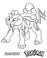 And as a commemoration for this special day i preprepared this piece with solgaleo and lunala with all my. Raikou Pokemon Colouring Pages Coloriage Pokemon Coloriage Dessin Pokemon