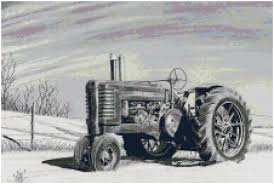 Discover thousands of more patterns to print online instantly at crosstitch.com. Vintage Tractor Cross Stitch Pattern Pdf Only
