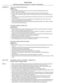 By publishing team on march 25, 2011. Financial Service Resume Samples Velvet Jobs