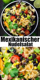 Veganer Nudelsalat Mexican Style Vegan Heaven Rezept Veganer Nudelsalat Nudelsalat Leckere Salate