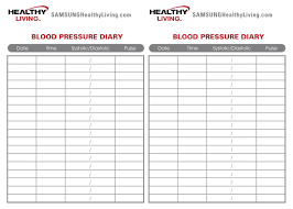 76 Logical Blank Blood Pressure Tracking Chart