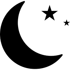 Moon Clipart Black And White Vector Icon Design Clipart Black And White Star Clipart
