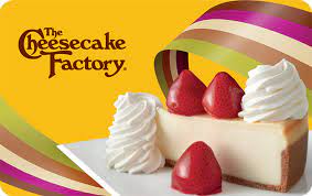 Just buy a gift card at a discounted hip tip: The Cheesecake Factory Online Gift Card Electronic Delivery Coincards