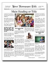 Trial ezymedia's newspaper and magazine page layout services today! Newspaper Layout Template For Any Occasion Makemynewspaper