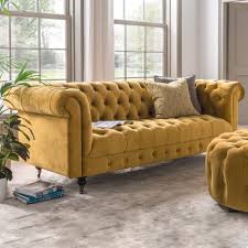 See more related results for. Windsor Mustard Velvet 3 Seater Sofa
