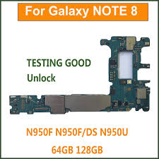 The galaxy note 10 plus represents premier samsung hardware among traditionally styled phones. Original Unlocked Motherboard For Samsung Galaxy Note 8 N950fd N950f N950u Clean Imei 128g 64gb Logic Board Mobile Phone Antenna Aliexpress