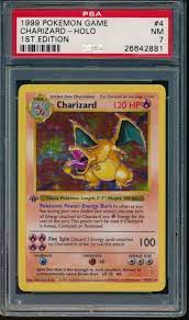 Psa 7 Charizard 1999 Pokemon 1st Edition Thick Stamp Shadowless 4 102 Holo Nm Ebay In 2021 Old Pokemon Cards Pokemon Cool Pokemon Cards