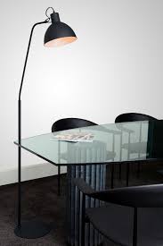 Shadi Stehlampe Mit Leselampe O 28 Cm 1xe27 Schwarz
