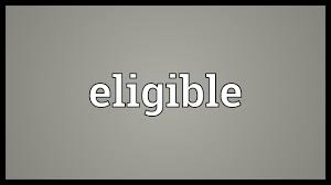 It may not be true all the time. Eligible Meaning Youtube