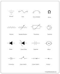 Automotive electrical diagrams provide symbols that represent circuit component functions. Common Automotive Diagram Symbols