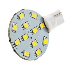 921 Led Bulb 12 Smd Led Disc Miniature Wedge Base Super Bright Leds