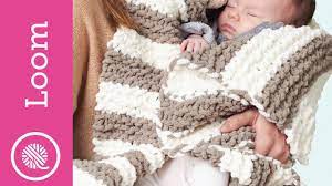 This tutorial will show you. Loom Knit Garter Stitch Baby Blanket Youtube
