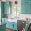 Introducing the color blue in to your kitchen design can make a big impression. 3