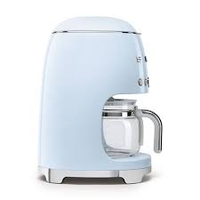 Get 5% in rewards with club o! Smeg 50 S Retro Style Aesthetic Drip Coffee Machine Pastel Blue Overstock 31426864