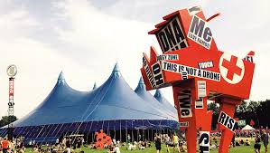 A campingflight to lowlands paradise 2021. Art Lowlands Tentech