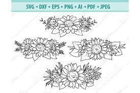 Free Free Sunflower Border Svg Free SVG PNG EPS DXF File